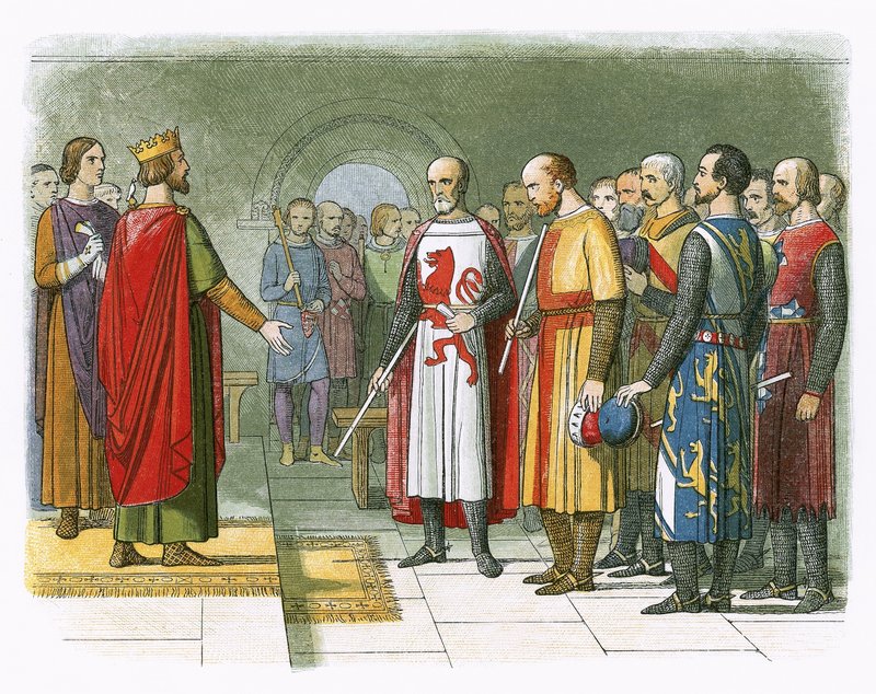 Kong Henrik III og hans parlament af James William Edmund Doyle