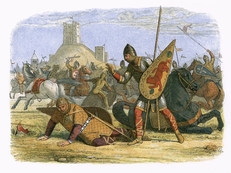 Robert sårede sin far, kong William I af James William Edmund Doyle