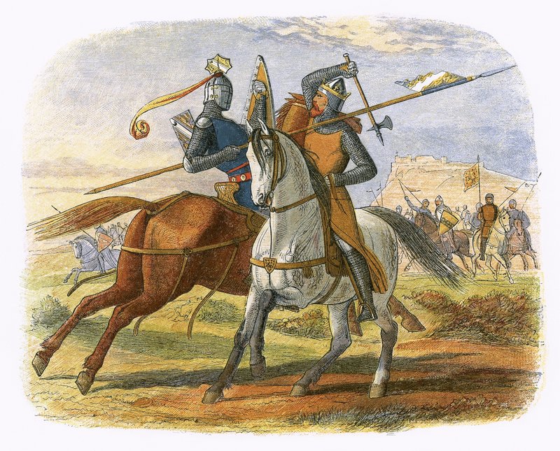 Sir Robert Bruce dræber Sir Henry Bohun af James William Edmund Doyle