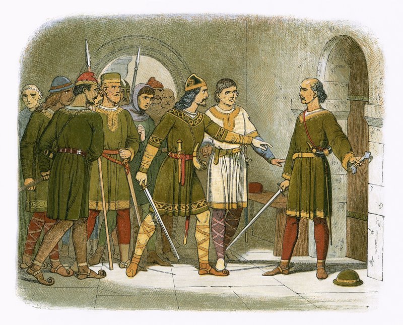 William de Breteuil forsvarer statskassen af James William Edmund Doyle
