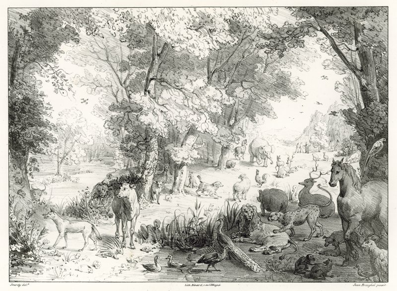 Jorden: det jordiske paradis af Jan the Elder Brueghel
