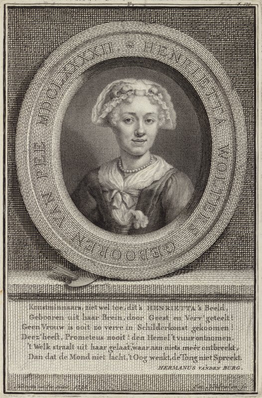 Portræt OP Henrietta von Bee af Jan Maurits Quinckhardt