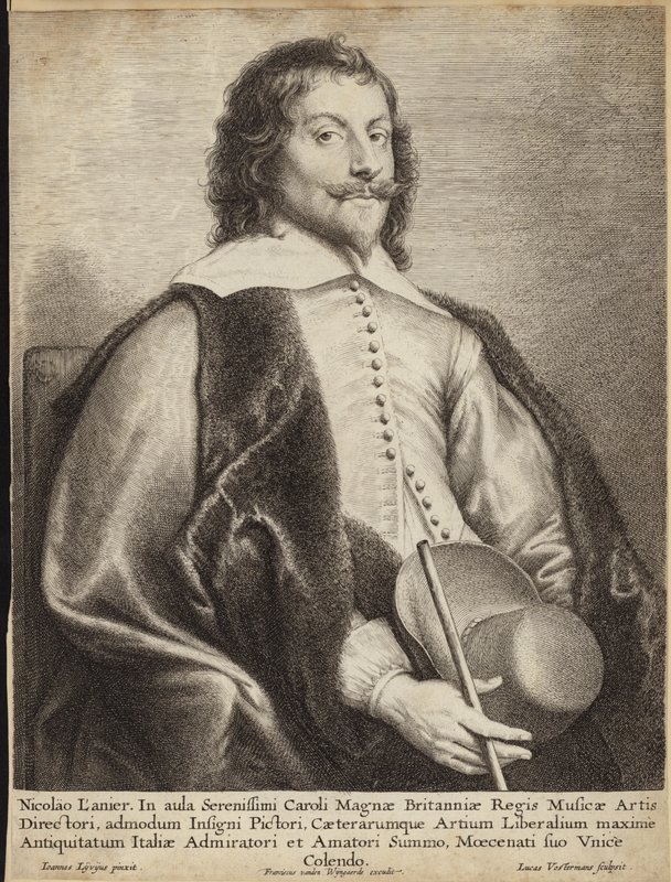 Portræt af Nicholas Lanier af Jan the Elder Lievens