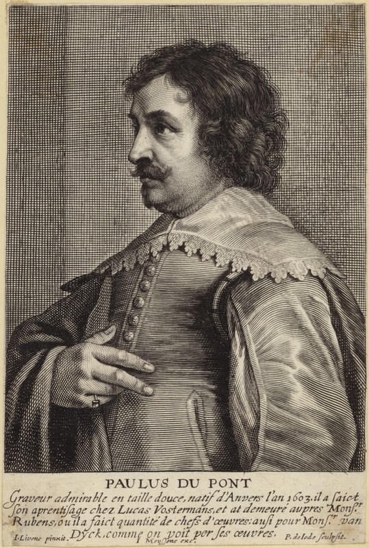 Portræt af Paulus Du Pont af Jan the Elder Lievens