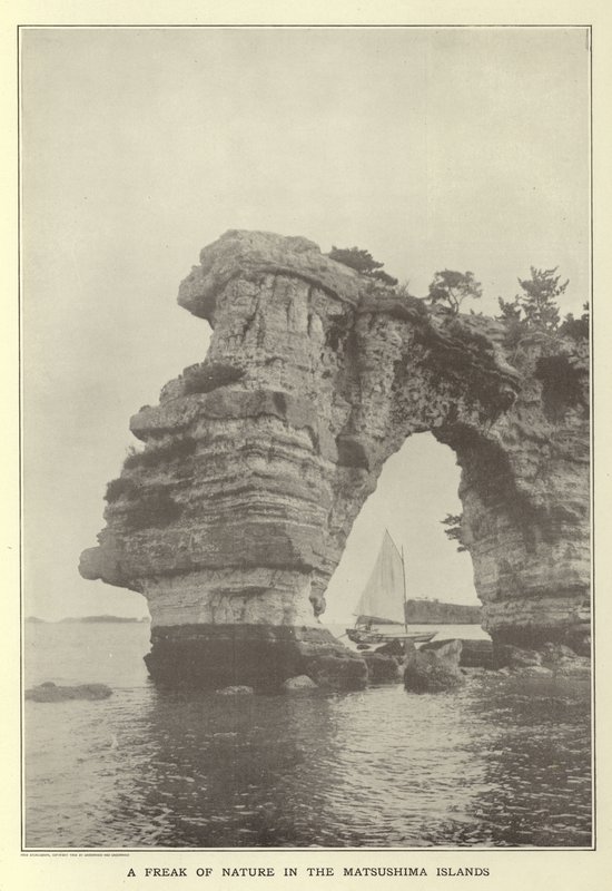 En freak af natur på Matsushima-øerne af Japanese Photographer