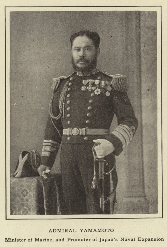 Admiral Yamamoto, marineminister og initiativtager til Japans flådeudvidelse af Japanese Photographer