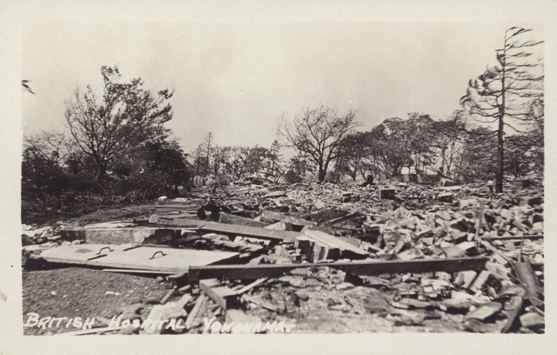 Efter det store jordskælv i Kanto, Japan, 1923 af Japanese Photographer