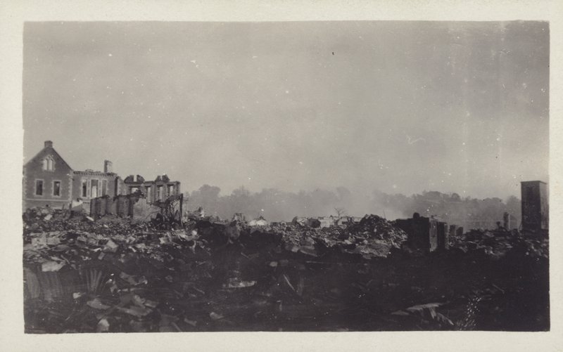 Efter det store jordskælv i Kanto, Japan, 1923 af Japanese Photographer