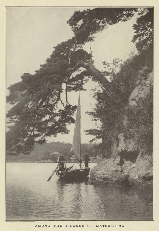 Blandt øerne Matsushima af Japanese Photographer