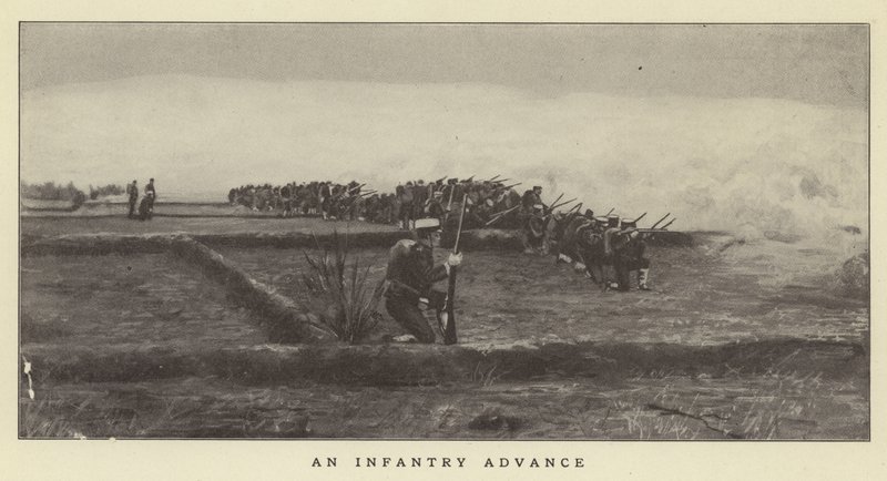 Et infanterifremstød af Japanese Photographer