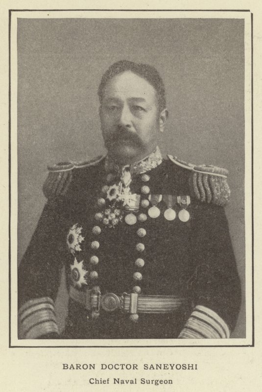 Baron Doctor Saneyoshi, Chief Naval Surgeon af Japanese Photographer