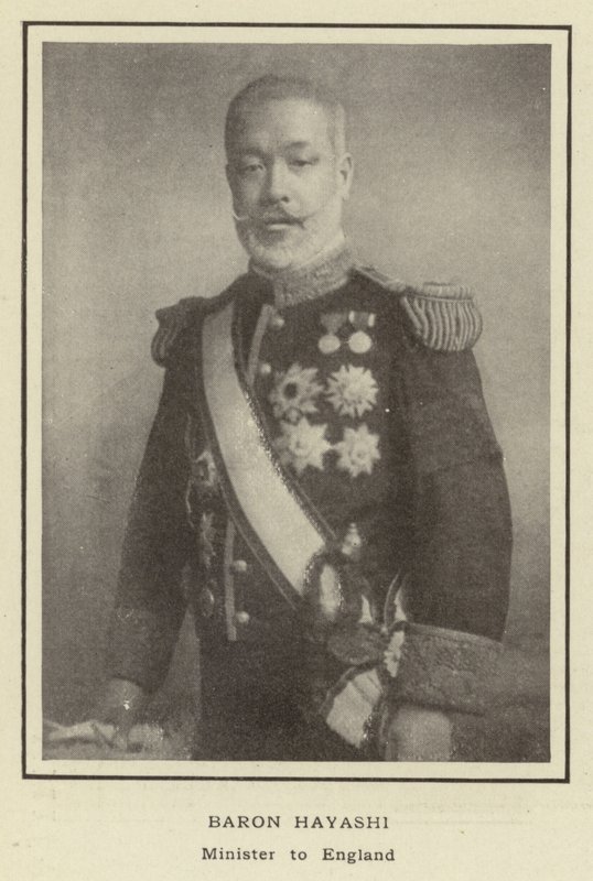 Baron Hayashi, minister i England af Japanese Photographer