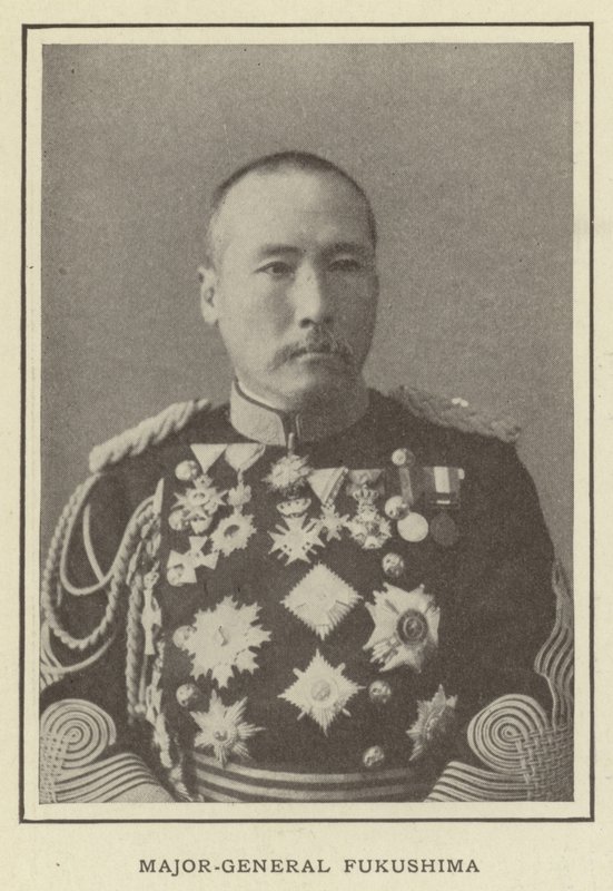 Generalmajor Fukushima af Japanese Photographer