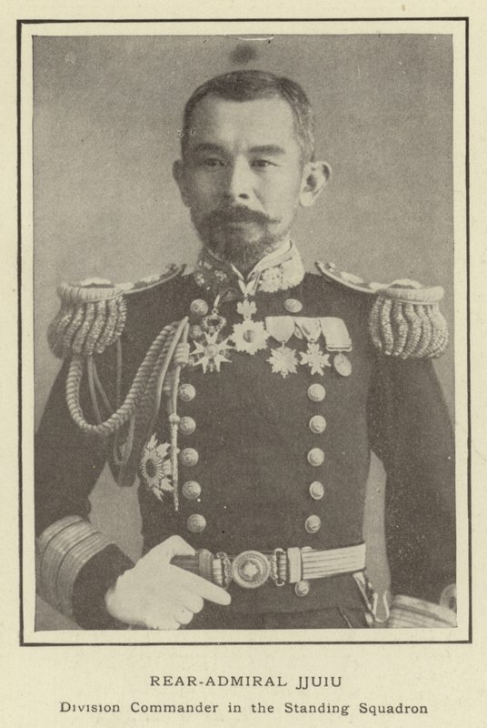 Kontreadmiral Jjuiu, divisionschef i den stående eskadron af Japanese Photographer