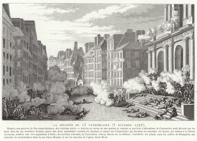 Dagen for 13 Vendemiaire (5. oktober 1795) af Jean Duplessis Bertaux