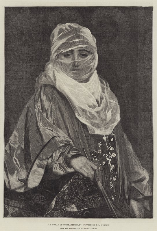 En kvinde fra Konstantinopel af Jean Leon Gerome