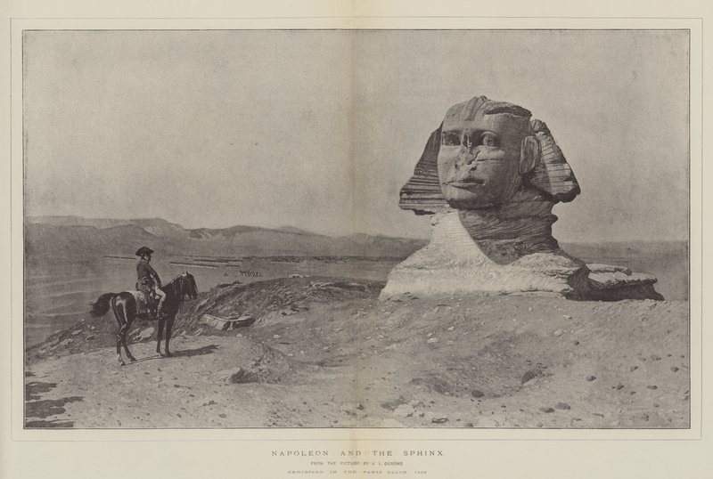 Napoleon og Sfinxen af Jean Leon Gerome