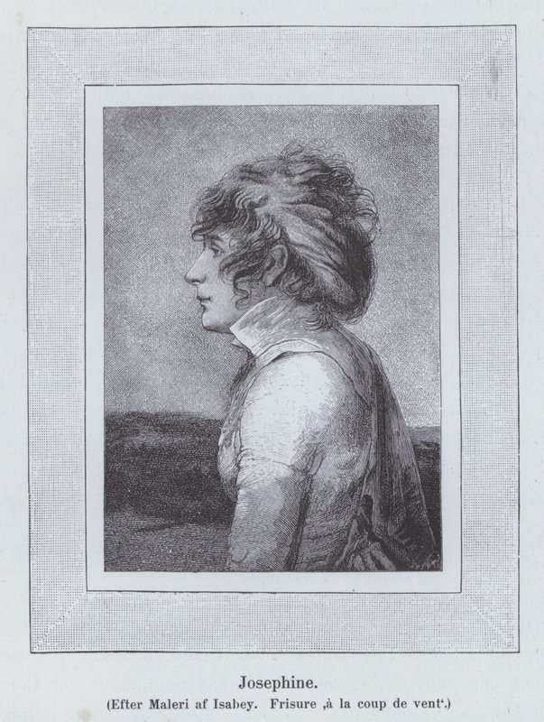 Josephine Beauharnais, første hustru til Napoleon I af Jean Baptiste (after) Isabey