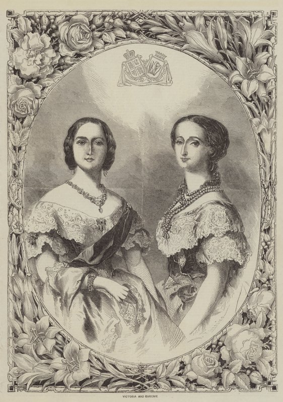 Victoria og Eugenie af Jean Antoine Valentin Foulquier