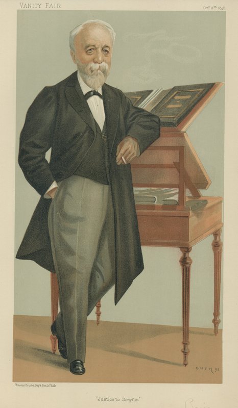 Monsieur Henri Brisson (farve litho) af Jean Baptiste (after) Guth