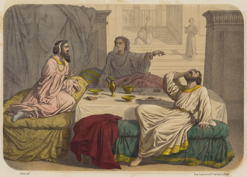 Esther af Jean Baptiste Auguste Leloir