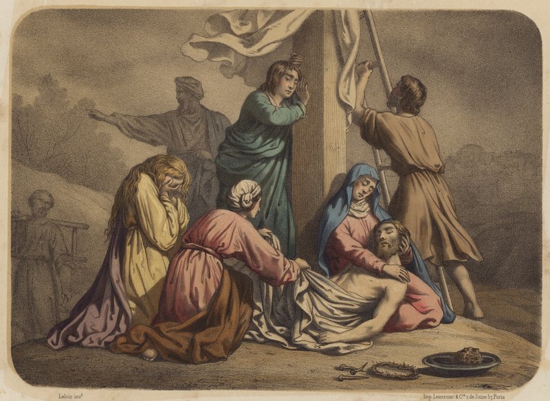 Nedstigning fra Korset af Jean Baptiste Auguste Leloir