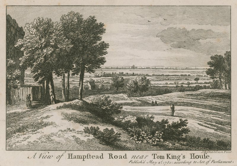 Udsigt over Hampstead Road nær Tom King