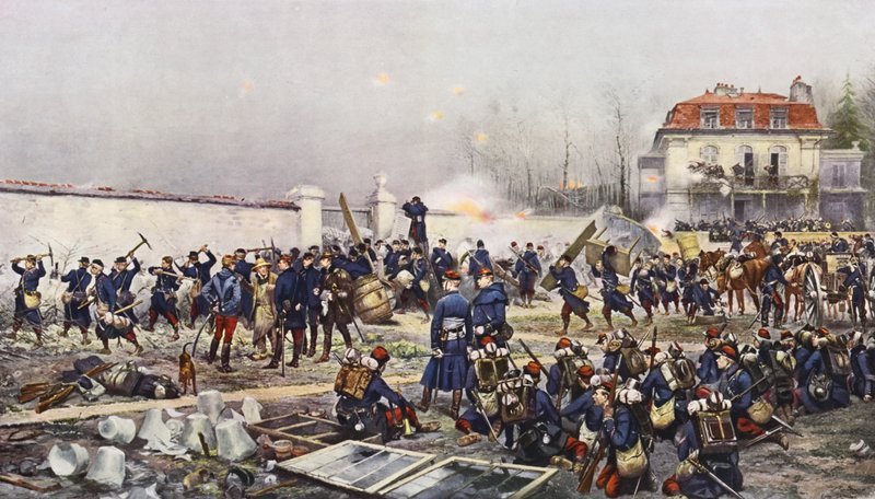 Champignys forsvar af Jean Baptiste Edouard Detaille