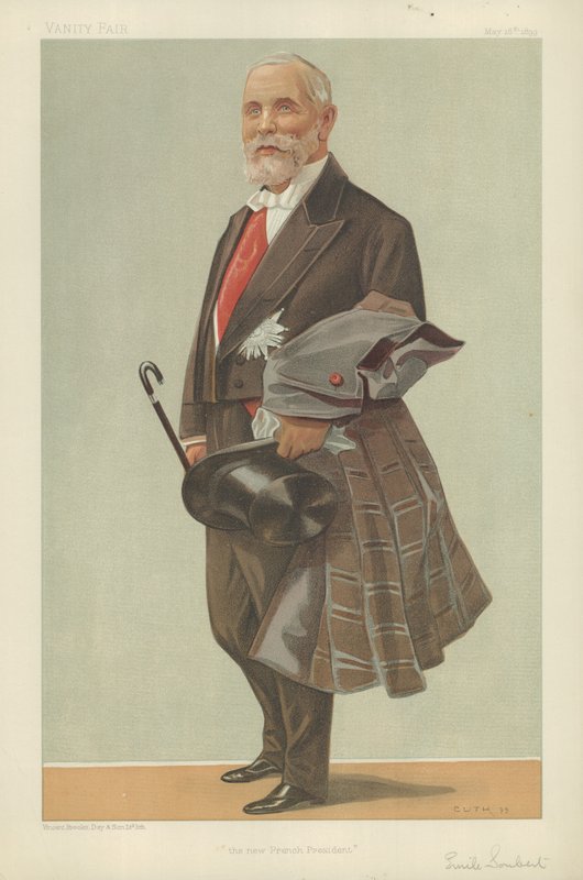 Emile Loubet, præsidenten for den franske republik af Jean Baptiste Guth