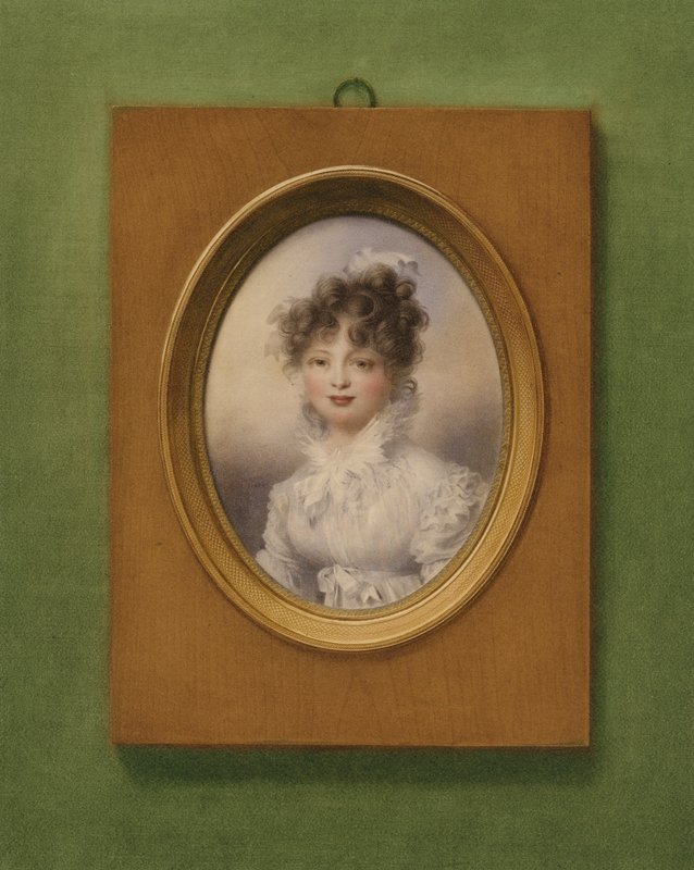 Portræt af storhertuginde Catherine Pavlovna af Rusland af Jean-Baptiste after Isabey