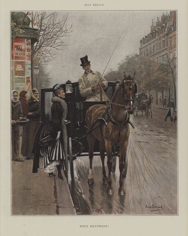 Vi går tilbage! af Jean Beraud
