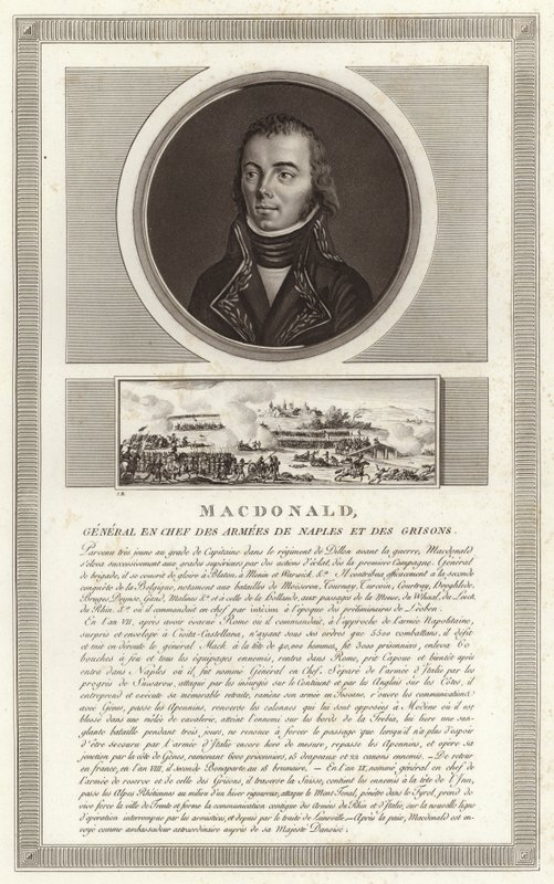 Portræt af Jacques MacDonald, hertug af Taranto af Jean Duplessi Bertaux