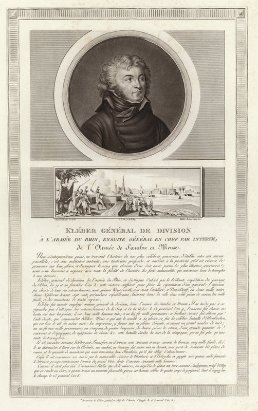 Portræt af Jean Baptiste Kleber af Jean Duplessi-Bertaux