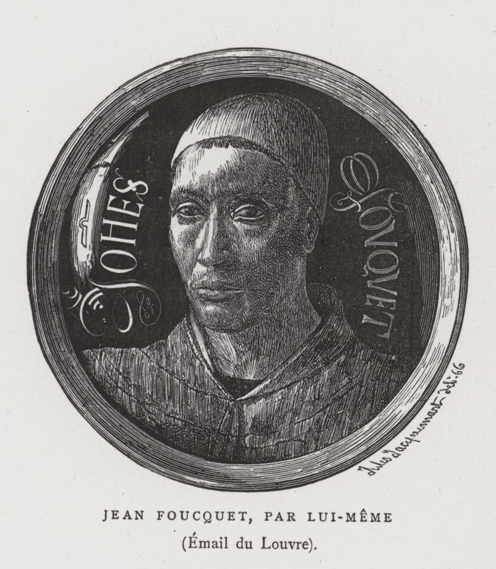 Selvportræt af den franske maler Jean Fouquet fra det 15. århundrede af Jean Fouquet