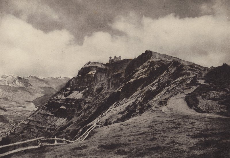 Rigi Kulm, hotel på toppen (s/h foto) af Jean Gaberell