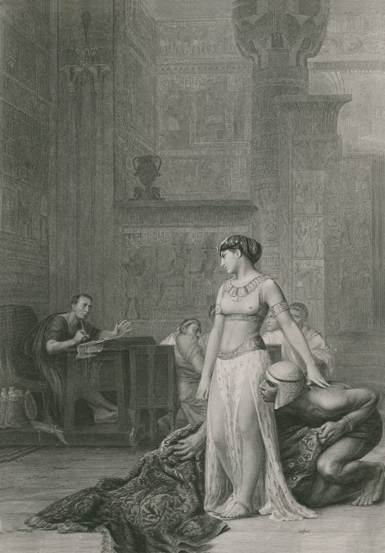 Cleopatra og Cæsar af Jean Leon Gerome
