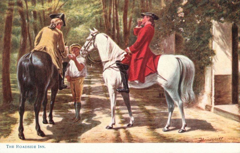 The Roadside Inn af Jean Louis Ernest Meissonier