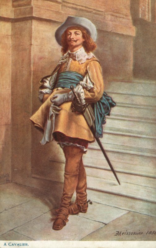 En kavaler af Jean Louis Ernest after Meissonier