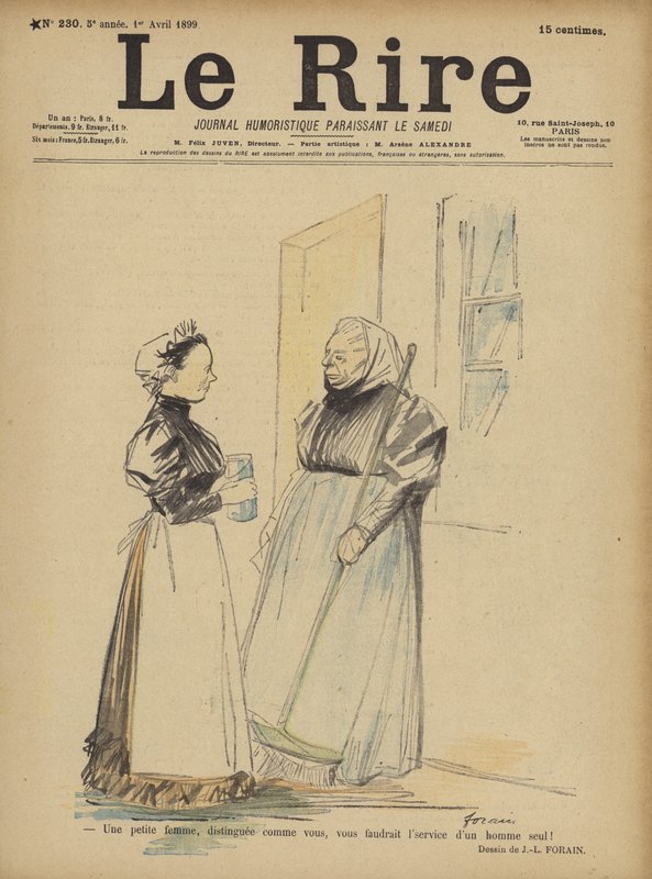 Illustration til Le Rire af Jean Louis Forain