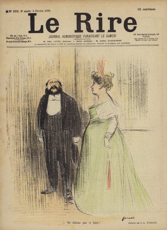 Illustration til Le Rire af Jean Louis Forain