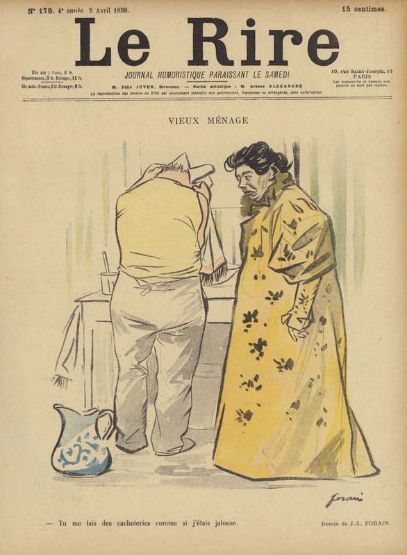 Illustration til Le Rire af Jean Louis Forain