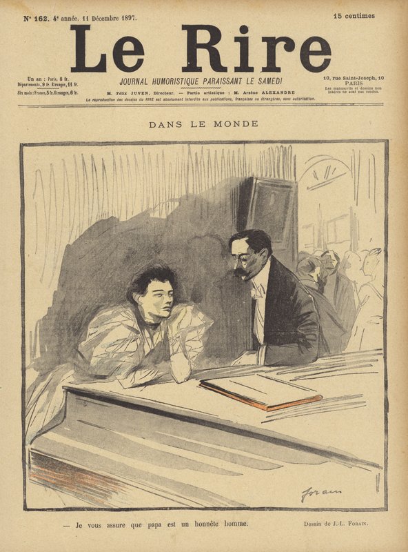 Illustration til Le Rire af Jean Louis Forain