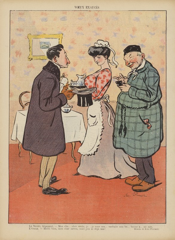 Illustration til Le Rire af Jean Plumet
