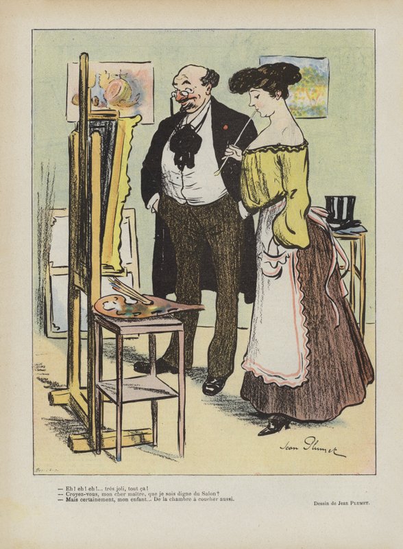 Illustration til Le Rire af Jean Plumet