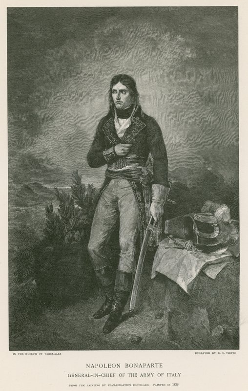 Napoleon Bonaparte af Jean Sebastien Rouillard