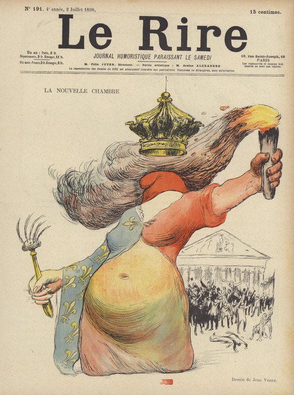 Illustration til Le Rire af Jean Veber