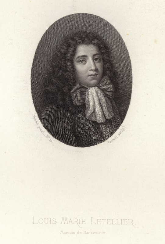 Louis-Marie Letellier af Jean the Elder Petitot