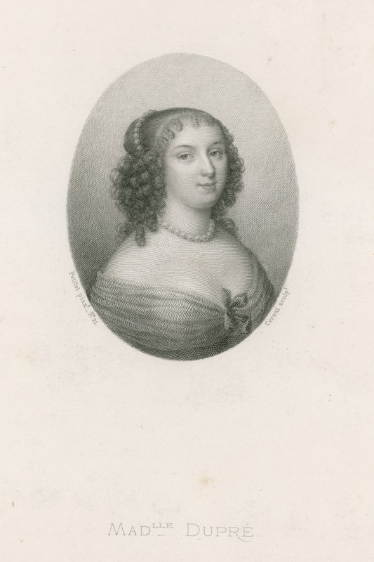Mademoiselle Dupre af Jean the Elder Petitot