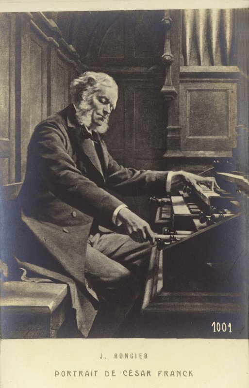 Cesar Franck, belgisk født komponist, pianist, organist og musiklærer, som arbejdede i Paris i sit voksne liv (1822-1890) af Jeanne Rongier
