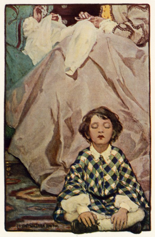 Det lille land (farve litho) af Jessie Willcox Smith